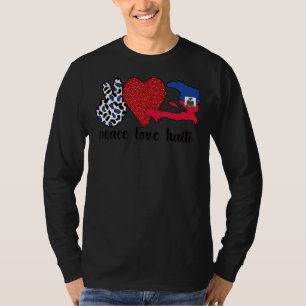 Camiseta Amar Haiti Ortodia Bandeira Haitiana Raízes Haitia