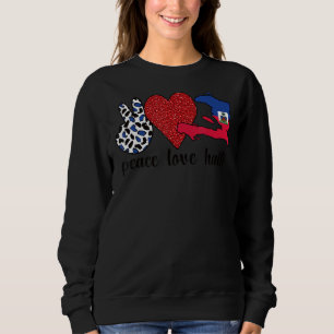 Camiseta Amar Haiti Ortodia Bandeira Haitiana Raízes Haitia