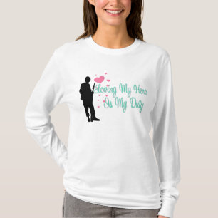 Camiseta Amar meu herói é meu dever