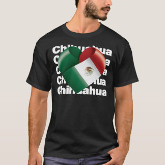 Camiseta Amar Minha Cidade Mexicana Chihuahua México