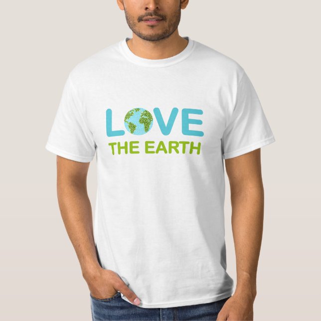 Camiseta Amar o Dia da Terra (Frente)