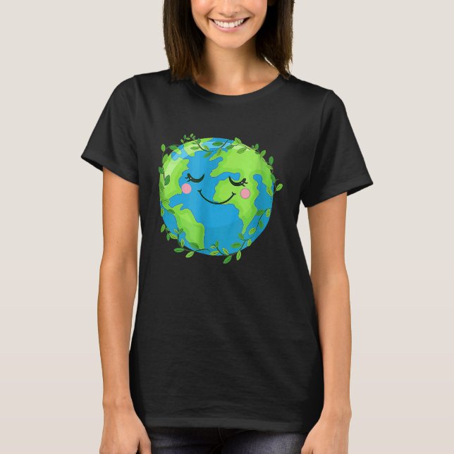 Camiseta Amar o Dia da Terra no Dia da Terra pro Ambiente (Frente)