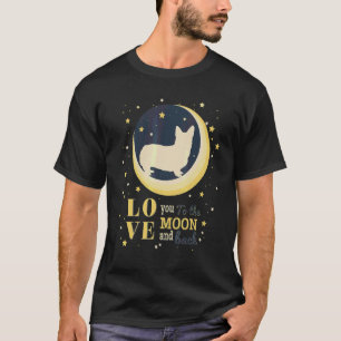 Camiseta Amar Pembroke Welsh Corgi Até a Lua