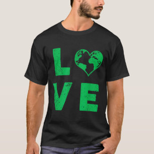 Camiseta Amar planeta terra angustiado ambiental