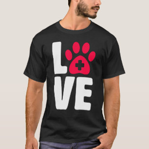 Camiseta Amar Professora Ensinando Educador Red Dog Paw