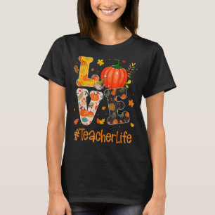 Camiseta Amar Professora Vida Feliz Queda Vocês Todos Profe