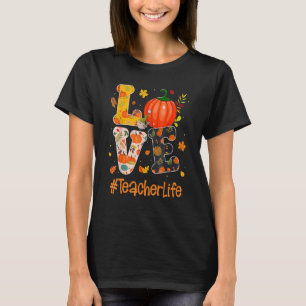 Camiseta Amar Professora Vida Queda Obrigados de Professore