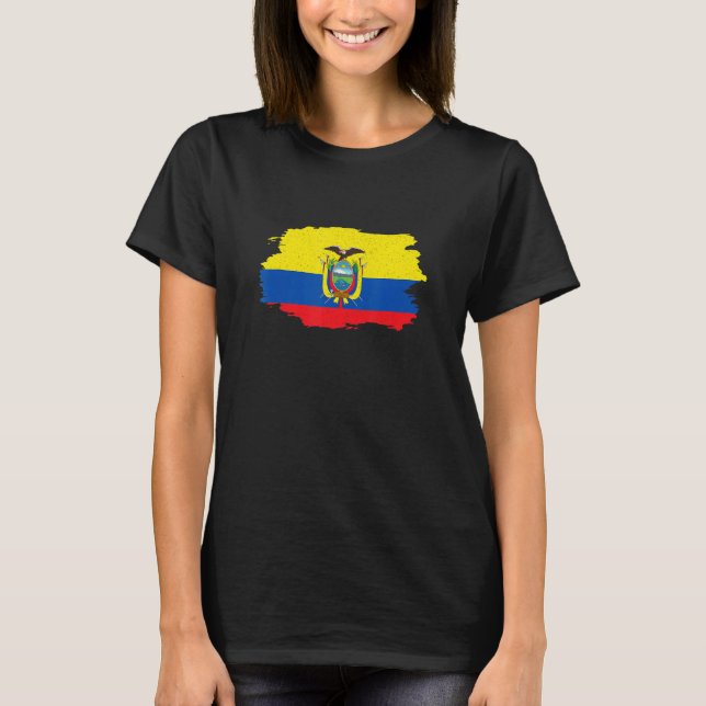 Camiseta Amar Sinalizador do Equador Patriótico Esportes Eq (Frente)