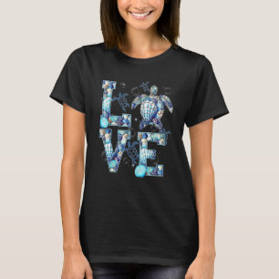 Camiseta Amar Tartarugas Engraçadas Amante de os animais Ta