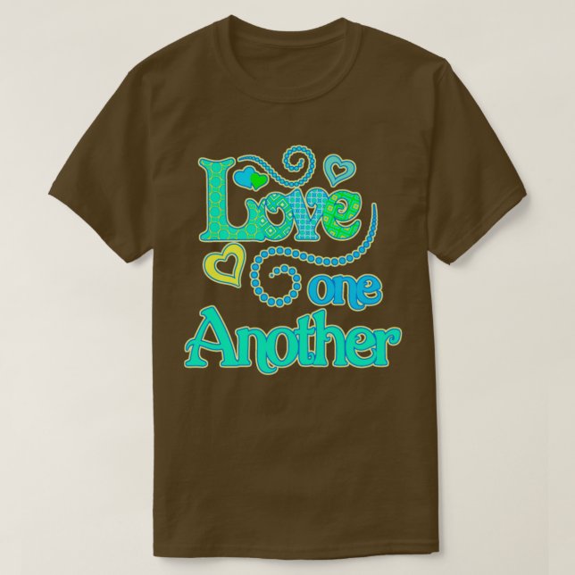 Camiseta Amar um ao outro (Frente do Design)