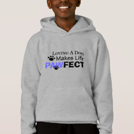 Camiseta Amar Um Cachorro Torna A Vida PASSA Meninos Hoodie
