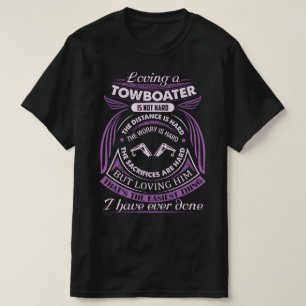 Camiseta Amar um Towboater não é Duro