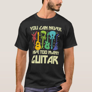 Camiseta Amar Violão Diferentes Guitarras Jogador Paixão