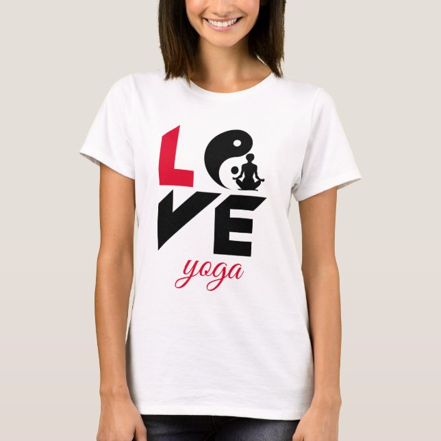 Camiseta Amar yoga (Frente)