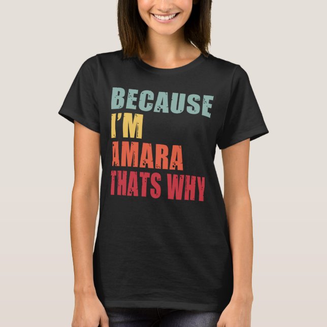 Camiseta Amara, eu sou Todos estão falando sobre Amara (Frente)
