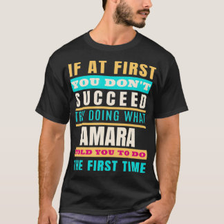 Camiseta AMARA Personalized Name  AMARA First Name 
