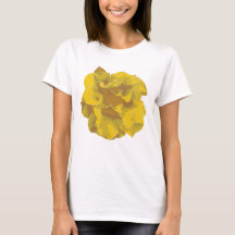 Camiseta Amarela de Camélia Moderna