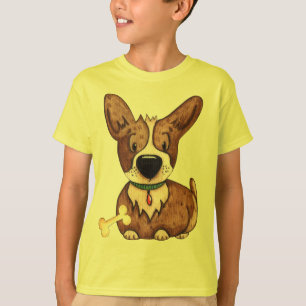 Camiseta amarela para rapazes