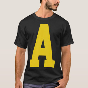 Camiseta Amarelo a' em vermelho para Alvin Costume Hallowee