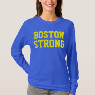 Camiseta Amarelo azul forte de Boston