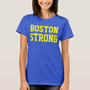 Camiseta Amarelo azul forte de Boston
