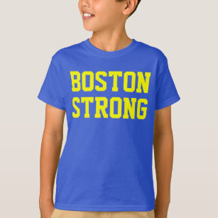 Camiseta Amarelo azul forte de Boston