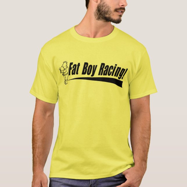 Camiseta Amarelo básico de competência T de Fatboy (Frente)