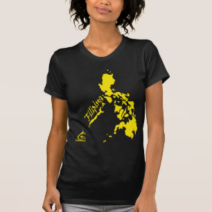 Camiseta Amarelo das ilhas filipinos da filipina