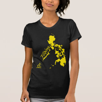Camiseta Amarelo das ilhas filipinos da filipina