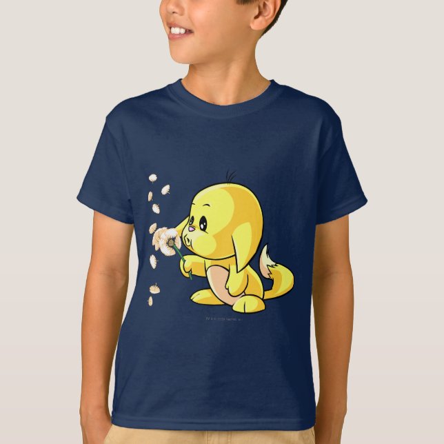 Camiseta Amarelo de Kacheek (Frente)