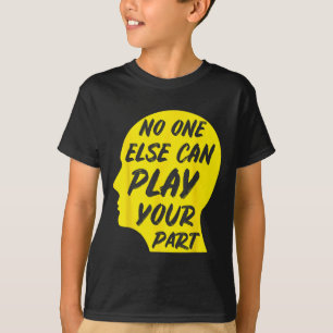 Camiseta Amarelo do Dia Mundial de Sensibilização para a Pr