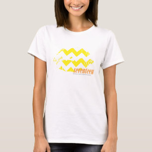 Camiseta Amarelo do ziguezague