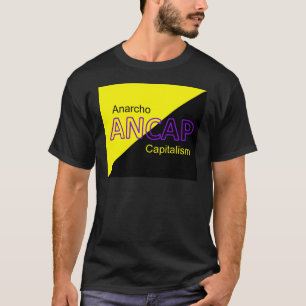 Camiseta Amarelo e bandeira negra de ANCAP