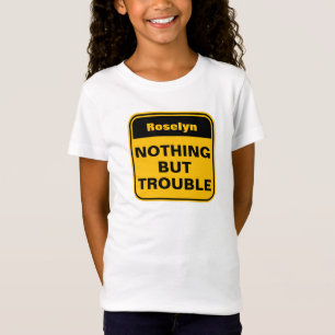 Camiseta Amarelo engraçado, nada além de problemas para per