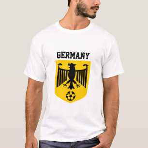 Camiseta Amarelo Escudo de Armas da Alemanha Futebol