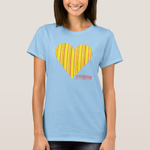 Camiseta Amarelo fino 3 das listras