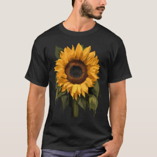 Camiseta Amarelo Floral de Girassol Vibes de Verão 7