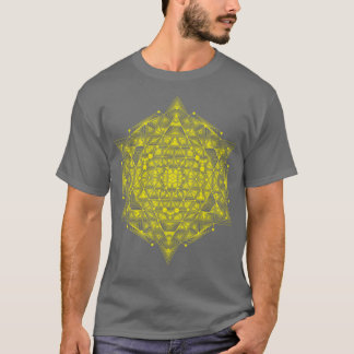 Camiseta Amarelo Hipercubo Sagrado