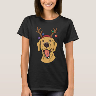 Camiseta Amarelo Lab Alegre Woofmas Natal Labrador Retri