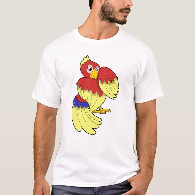 Camiseta Amarelo-papagaio (Frente)