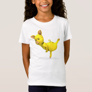 Camiseta Amarelo Pig Árabe