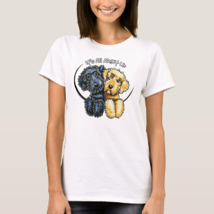 Camiseta Amarelo preto IAAU de Labradoodles