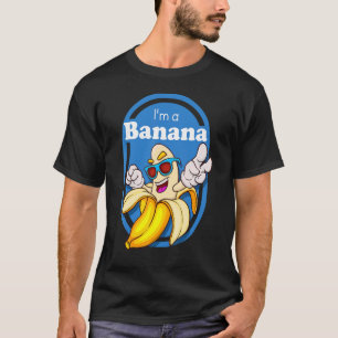 Camiseta Amarelo sou uma Fruta de Dia das Bruxas Preguiçosa