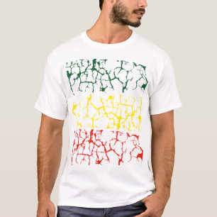 Camiseta Amarelo Verde. Vermelha