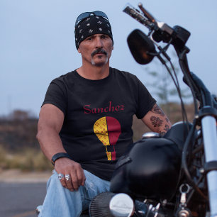 Camiseta Amarelo Vermelho Novo México Zia Ar Quente Balão