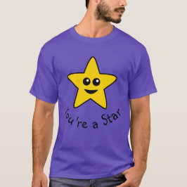 Camiseta Amarelo Você é uma Camisa-estrela