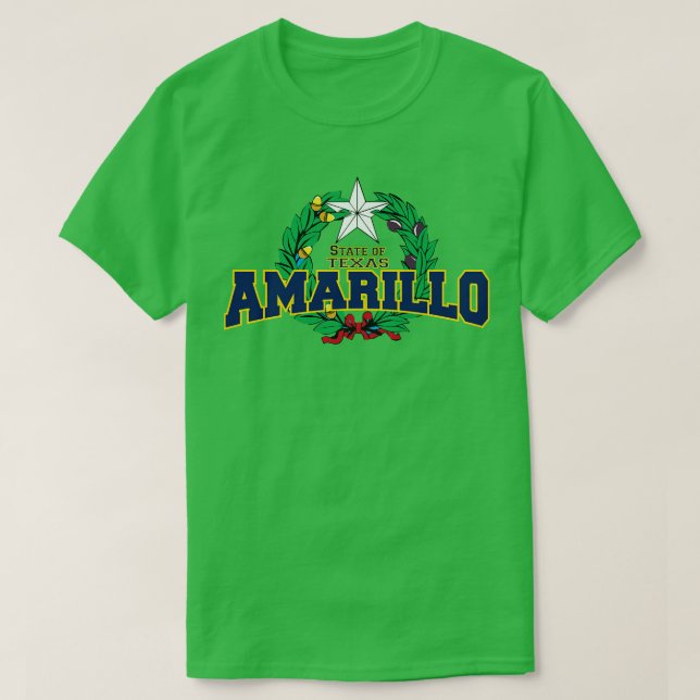 Camiseta Amarillo Texas StateUSA (Frente do Design)