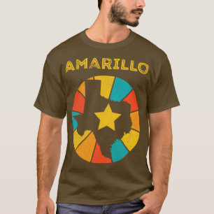Camiseta Amarillo Texas Vintage angustiou Souvenir 1