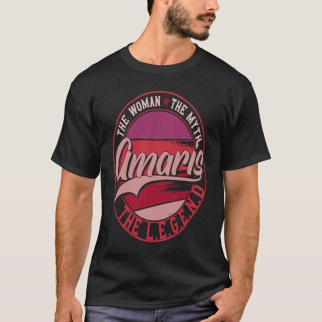 Camiseta Amaris, a Senhora do Mito, a Lenda (Frente)