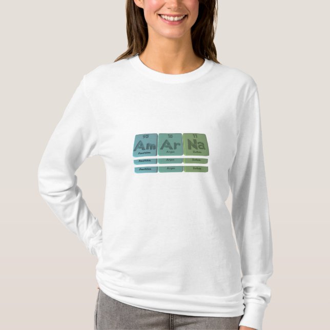 Camiseta Amarna-Estar-AR-Na-Amerício-Argônio-Sódio (Frente)